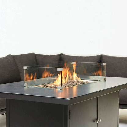 Outdoor Aluminium Firepit Set HomeLife