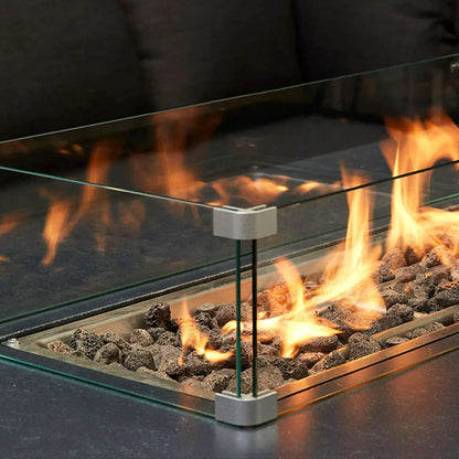 Outdoor Aluminium Firepit Set HomeLife