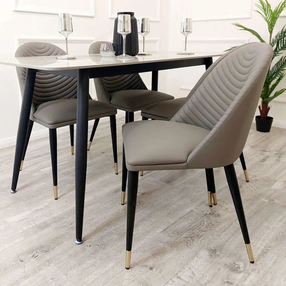 Alba Dining Chairs x4 - Foundit DirectDining Chairleather dining chairs