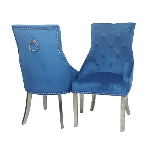 Duke Dining Chairs x4 - Foundit DirectDining Chairblue dining chair